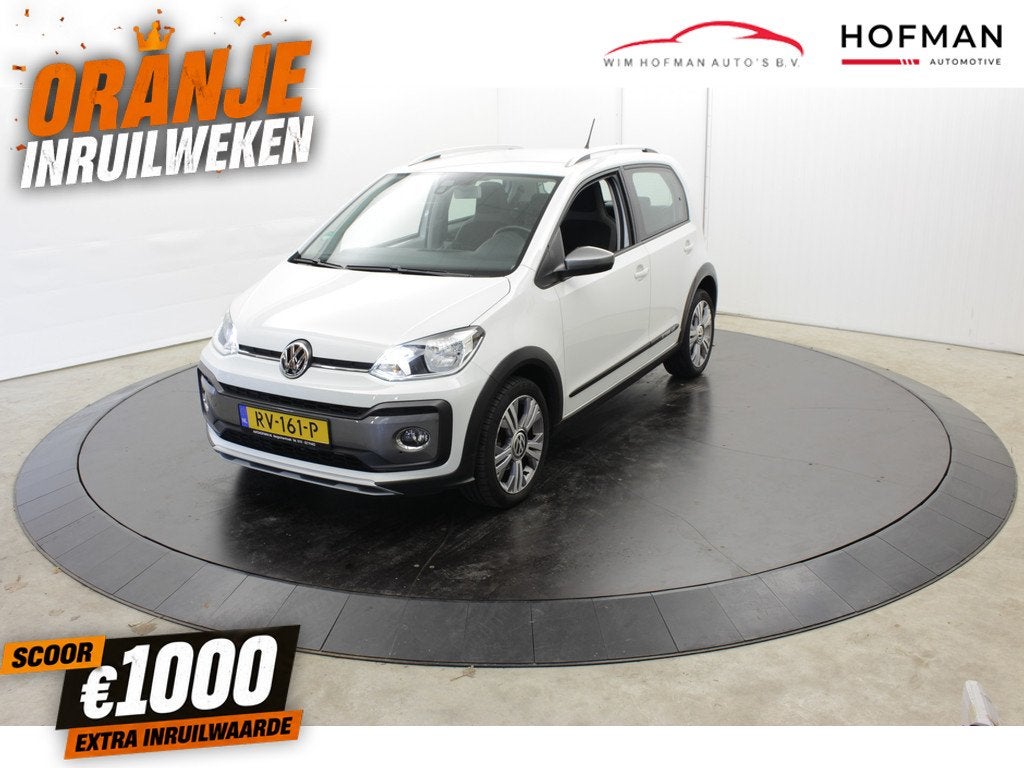 Volkswagen up! 1.0 BMT 75PK cross up! Adapt.cruise Camera PD, Voorwielaandrijving, Stof, Gebruikt, Met garantie (alle)