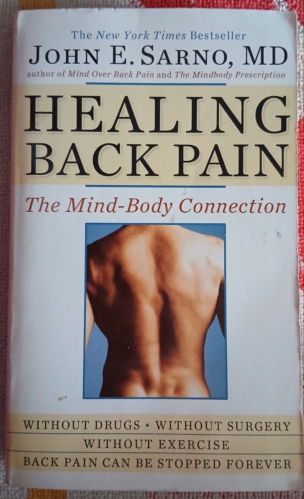 Healing Back Pain: The Mind-Body Connection, Boeken, Ophalen of Verzenden, Gelezen, Gezondheid en Conditie, John E. Sarno