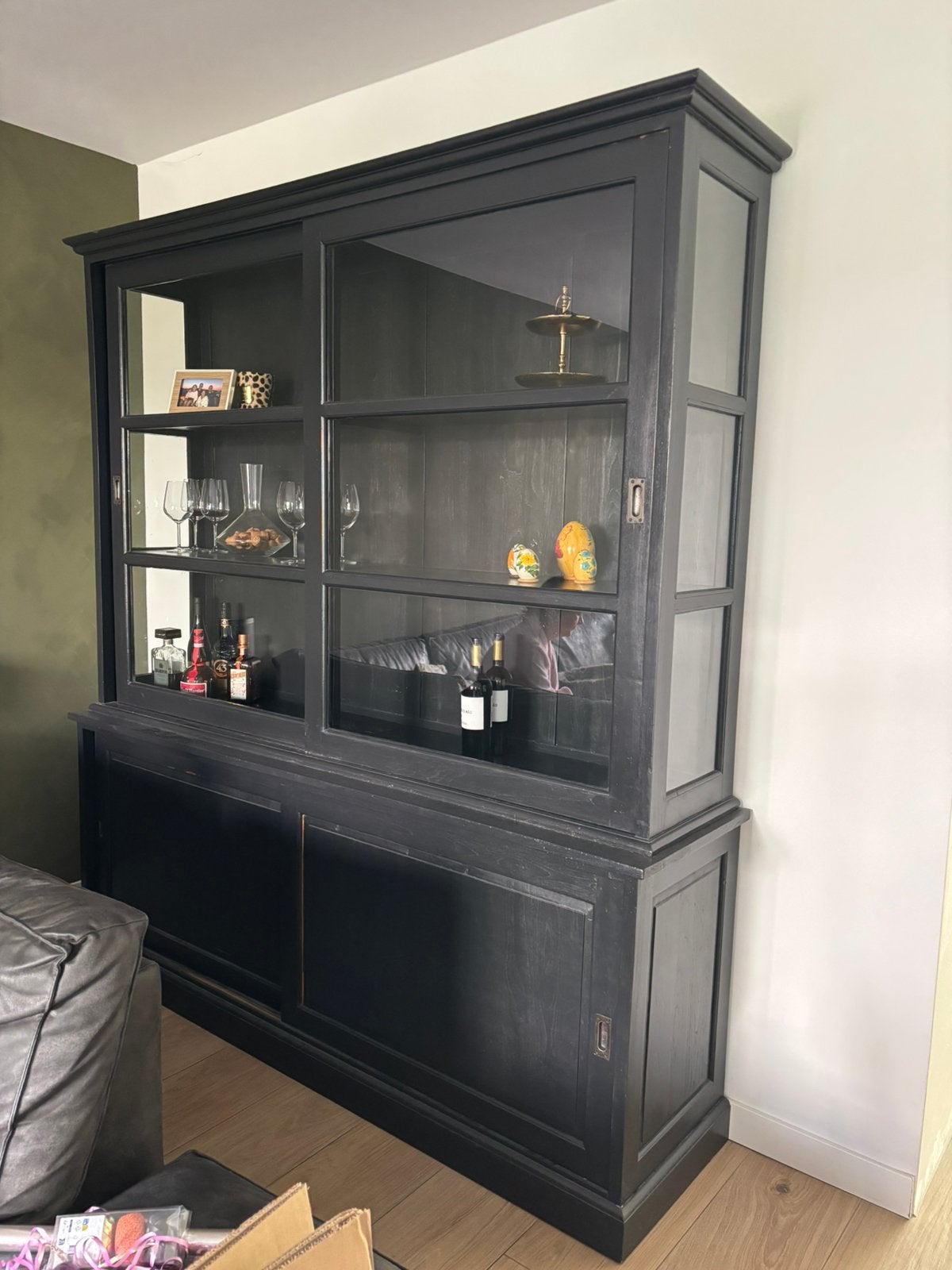 Buffetkast, Huis en Inrichting, Kasten | Buffetkasten, Ophalen, Zo goed als nieuw, 25 tot 50 cm, 200 cm of meer