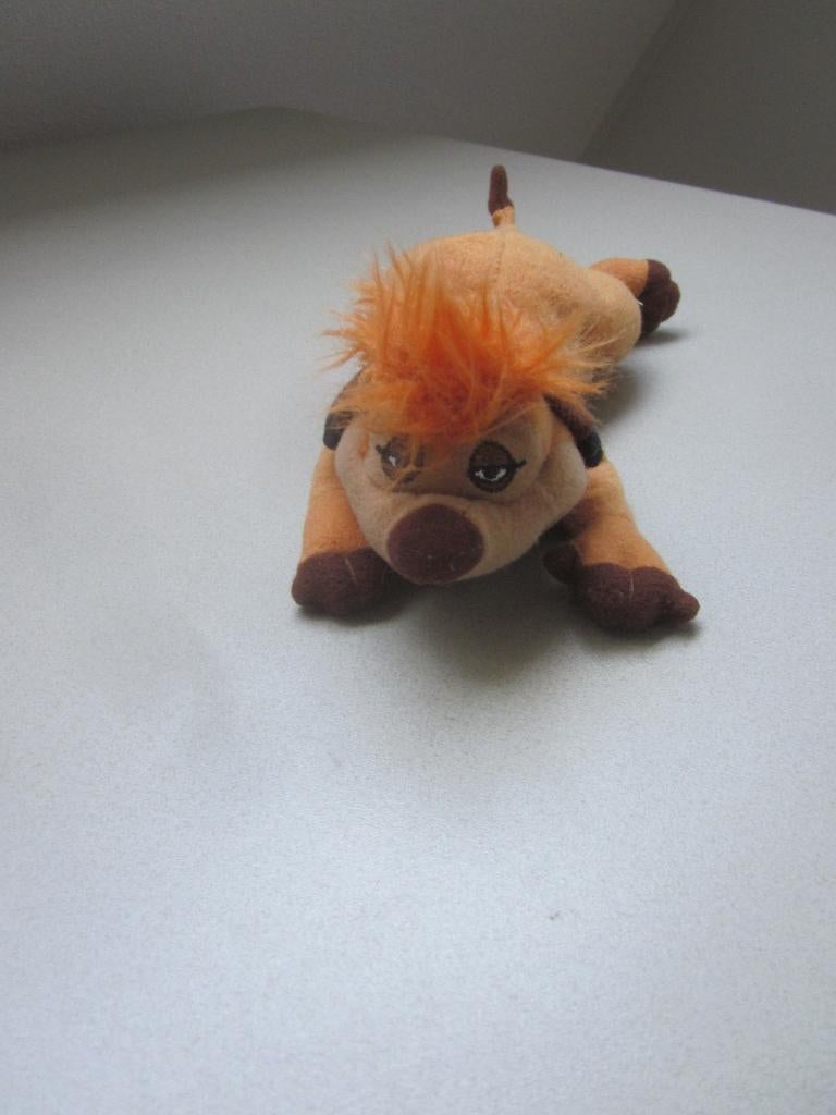 Disney Merison zacht glad bruin pluche buik liggende knuffel, Overige merken, Disney, Ophalen of Verzenden, Bruin