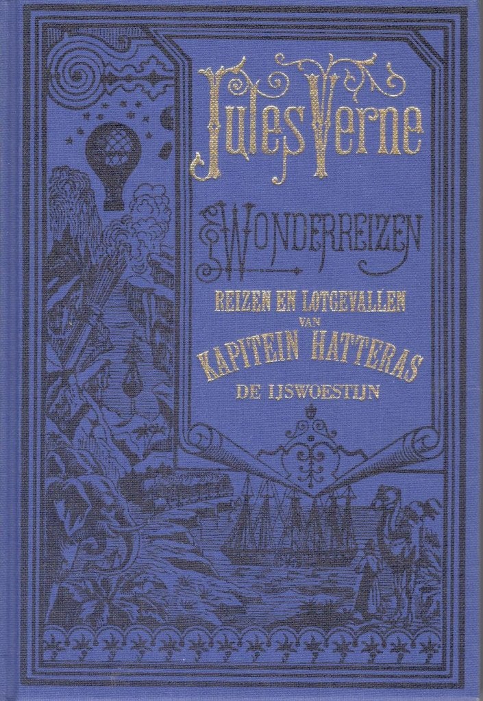 Jules Verne-Reizen en lotg. v Kapitein Hatteras IJswoestijn, Ophalen of Verzenden, Zo goed als nieuw
