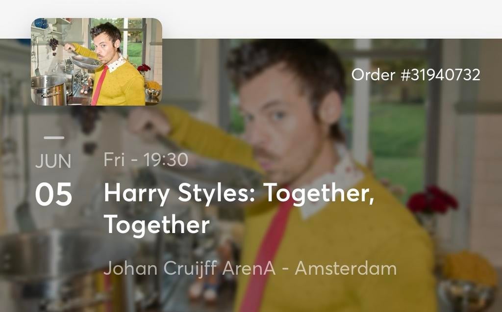 Harry Styles 2 staanplaaten 5 juni, Twee personen, Juni