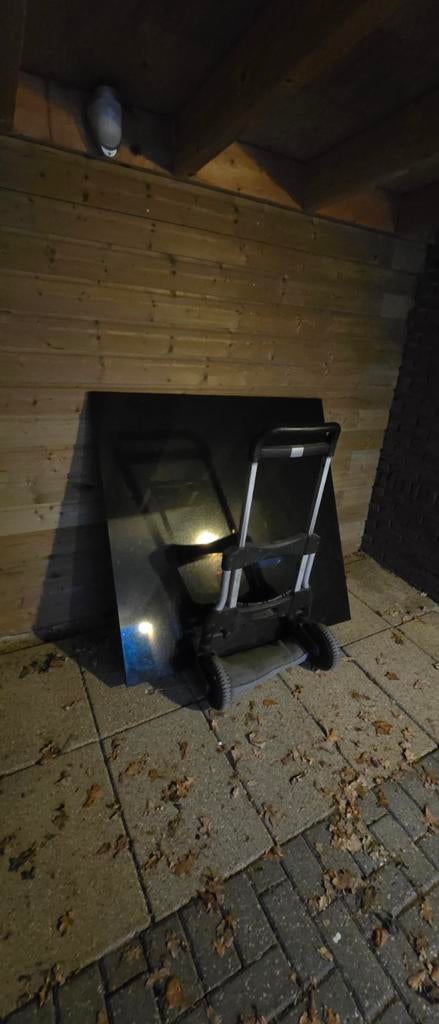 Natuursteen composiet blad 125x125cm, Doe-het-zelf en Verbouw, Platen en Panelen, Ophalen
