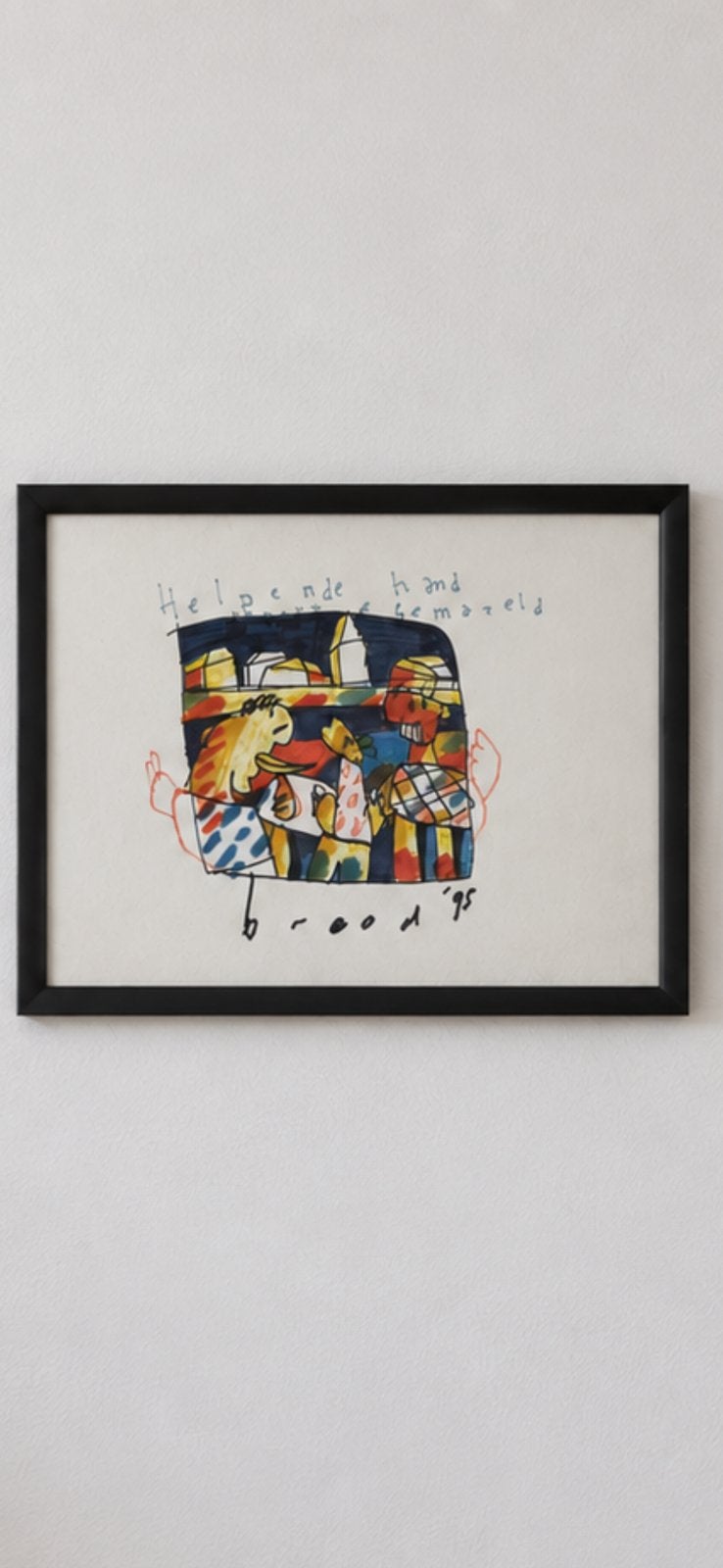 Herman Brood tekening origineel, Ophalen of Verzenden