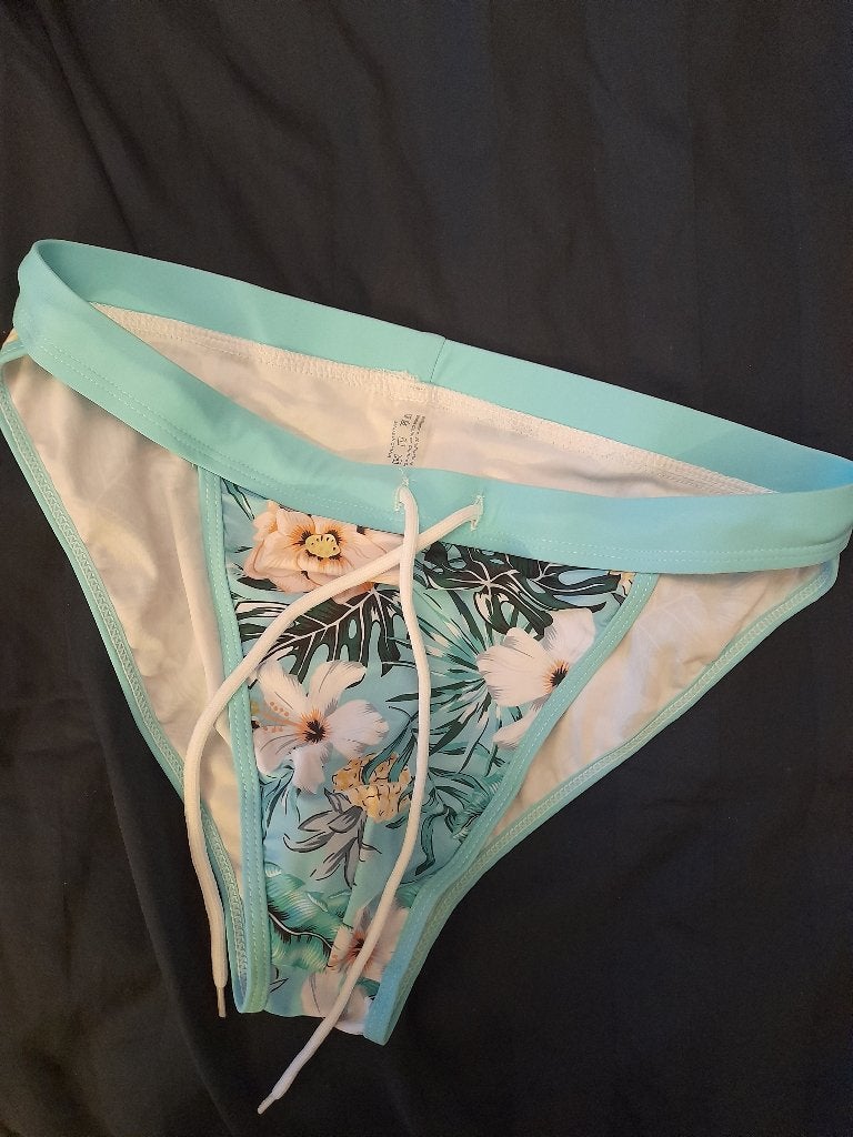 zwem tanga slip mt: L, Ophalen of Verzenden, Maat 48/50 (M), Blauw