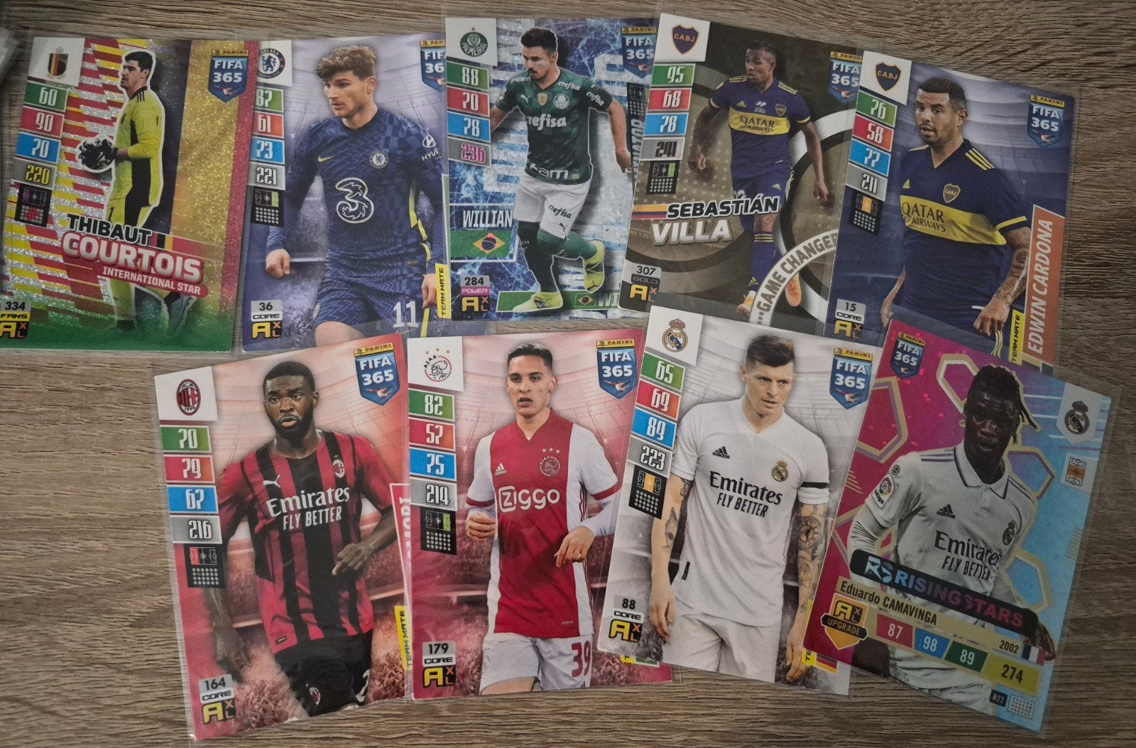 Voetbalplaatjes collectie - FIFA 365, Topps, Icoon, Ophalen of Verzenden, Zo goed als nieuw, Buitenlandse clubs, Poster, Plaatje of Sticker