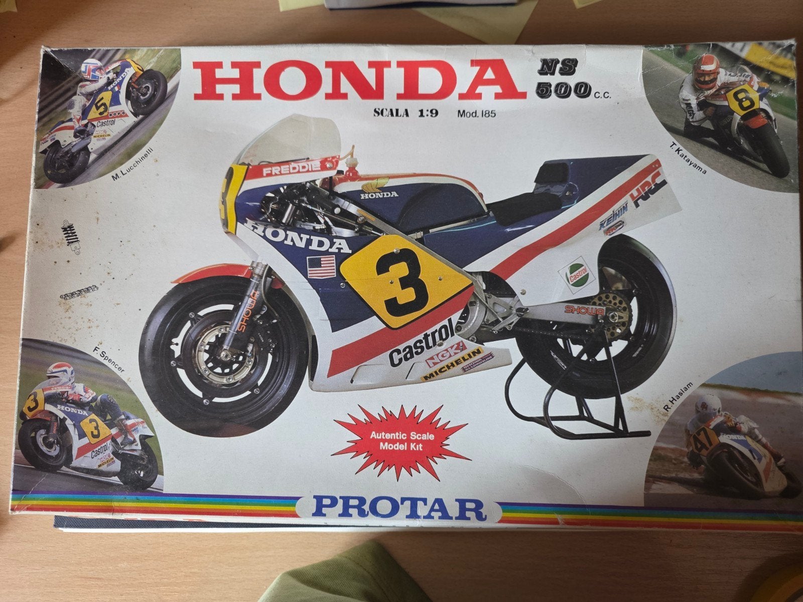 HONDA NS 500CC PROTAR 1/9 Scale in nieuwstaat, Overige merken, Auto, Groter dan 1:32, Ophalen of Verzenden