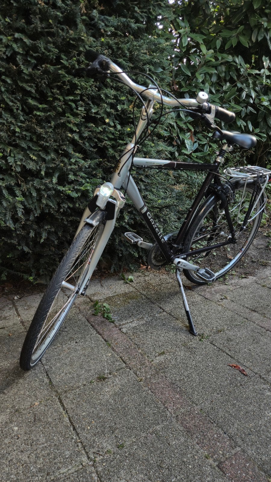 Gazelle goldline fiets, Ophalen
