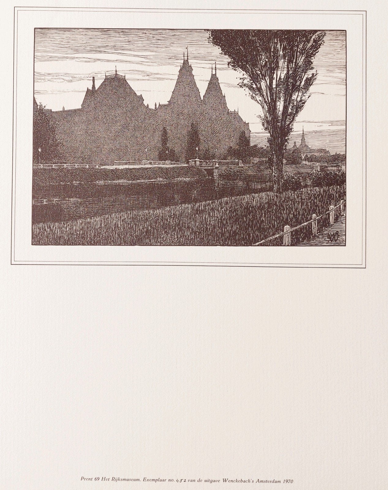 Amsterdam .... Rijksmuseum ... L.W.R. Wenckebach.

Nr 69 van, Ophalen of Verzenden