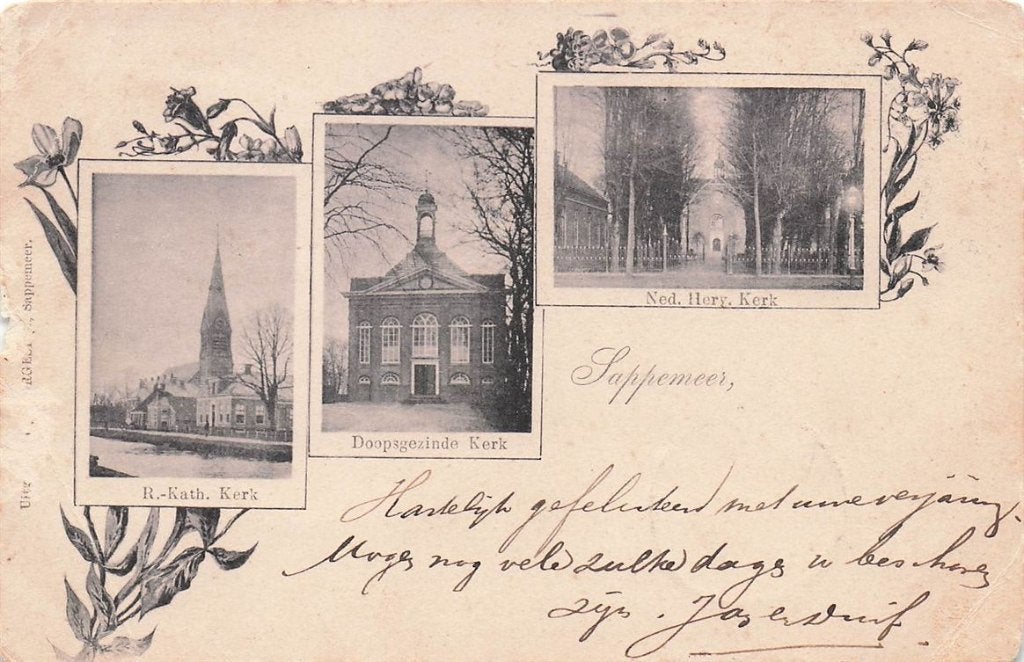 702-423-029 Sappemeer, Verzenden, Voor 1920, Groningen