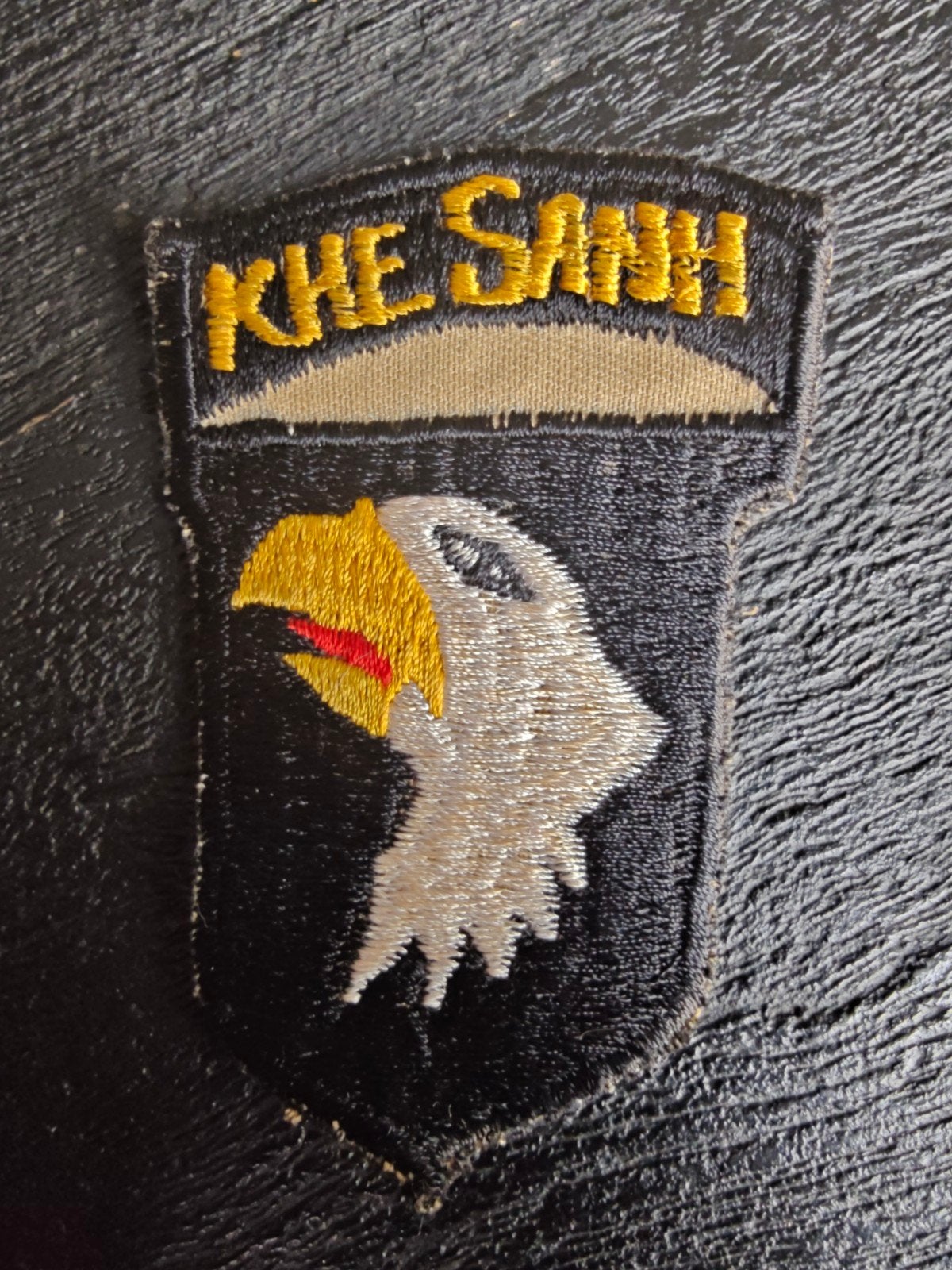 US Army 101st Airborne Division Khe Sanh Vietnam Patch mouwe, Verzamelen, Ophalen of Verzenden, Landmacht, Amerika, Embleem of Badge