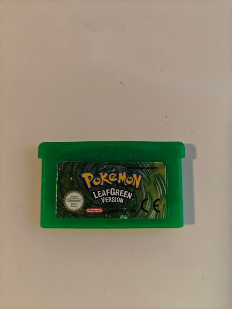 Pokémon LeafGreen Version - Origineel exemplaar GBA, Spelcomputers en Games, Gebruikt, 1 speler, Ophalen of Verzenden, Role Playing Game (Rpg)