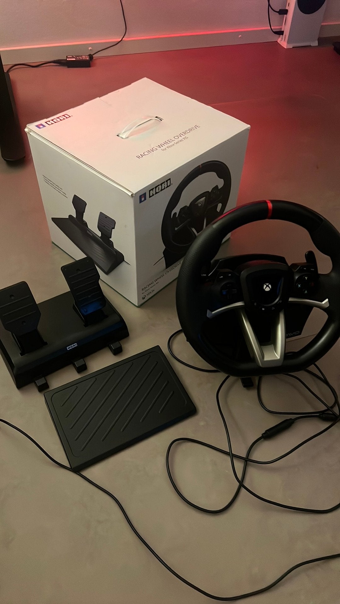 Hori race wheel xbox, Spelcomputers en Games, Ophalen of Verzenden, Zo goed als nieuw, Stuurtje of Sportattribuut, Xbox Original