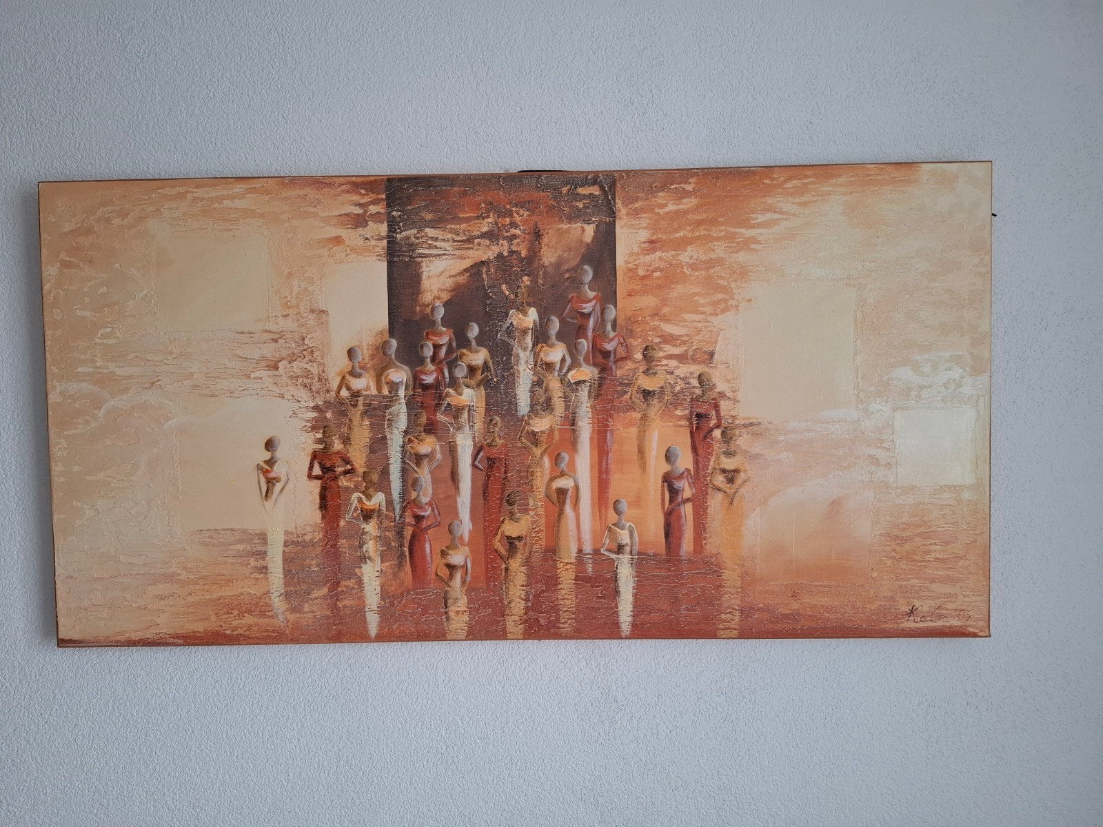 schilderij, Antiek en Kunst, Kunst | Schilderijen | Abstract, Ophalen