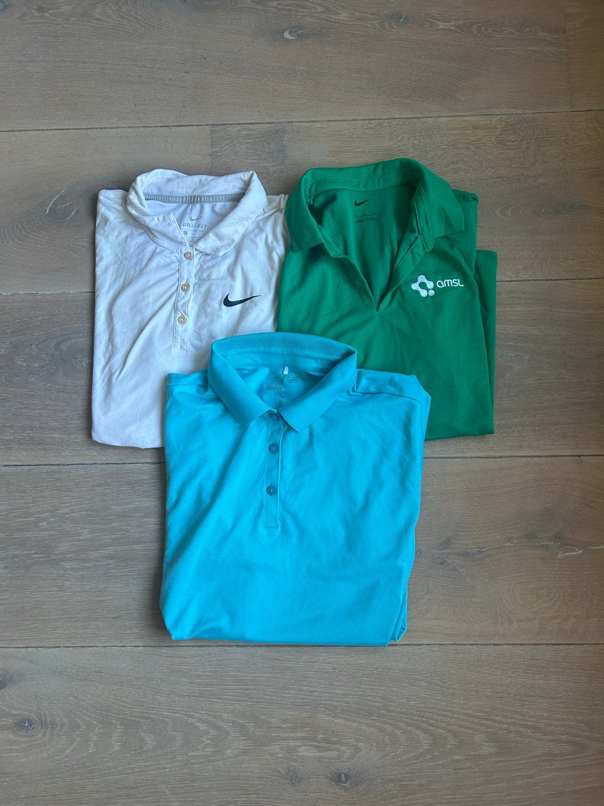 Nike Dri-FIT Poloshirts (3 stuks), Kleding | Dames, T-shirts, Maat 38/40 (M), Wit, Ophalen of Verzenden, Korte mouw