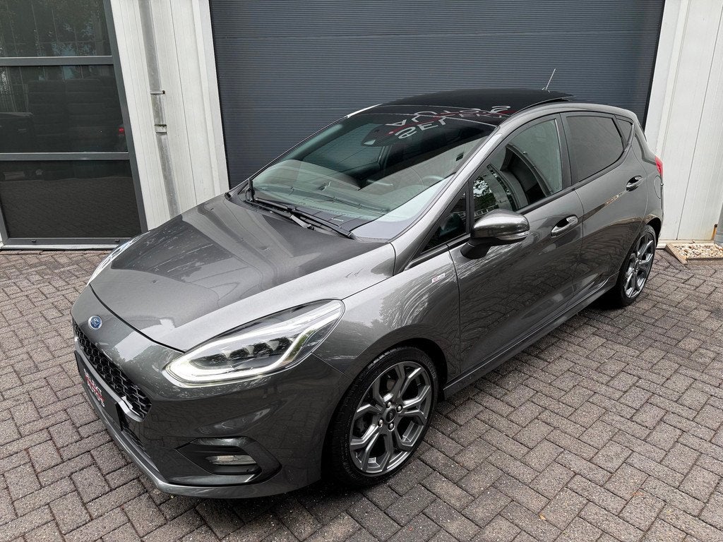 Ford Fiesta 1.0 EcoBoost ST-Line 125 Pk Pano/Full Led/Car Pl, Voorwielaandrijving, 125 pk, Gebruikt, Zwart