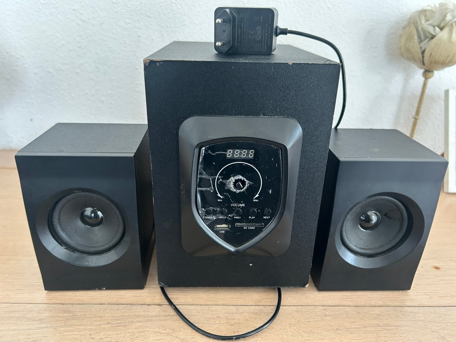 Versterker mag weg voor een leuk prijsje, Computers en Software, Pc speakers, Ophalen, Zo goed als nieuw
