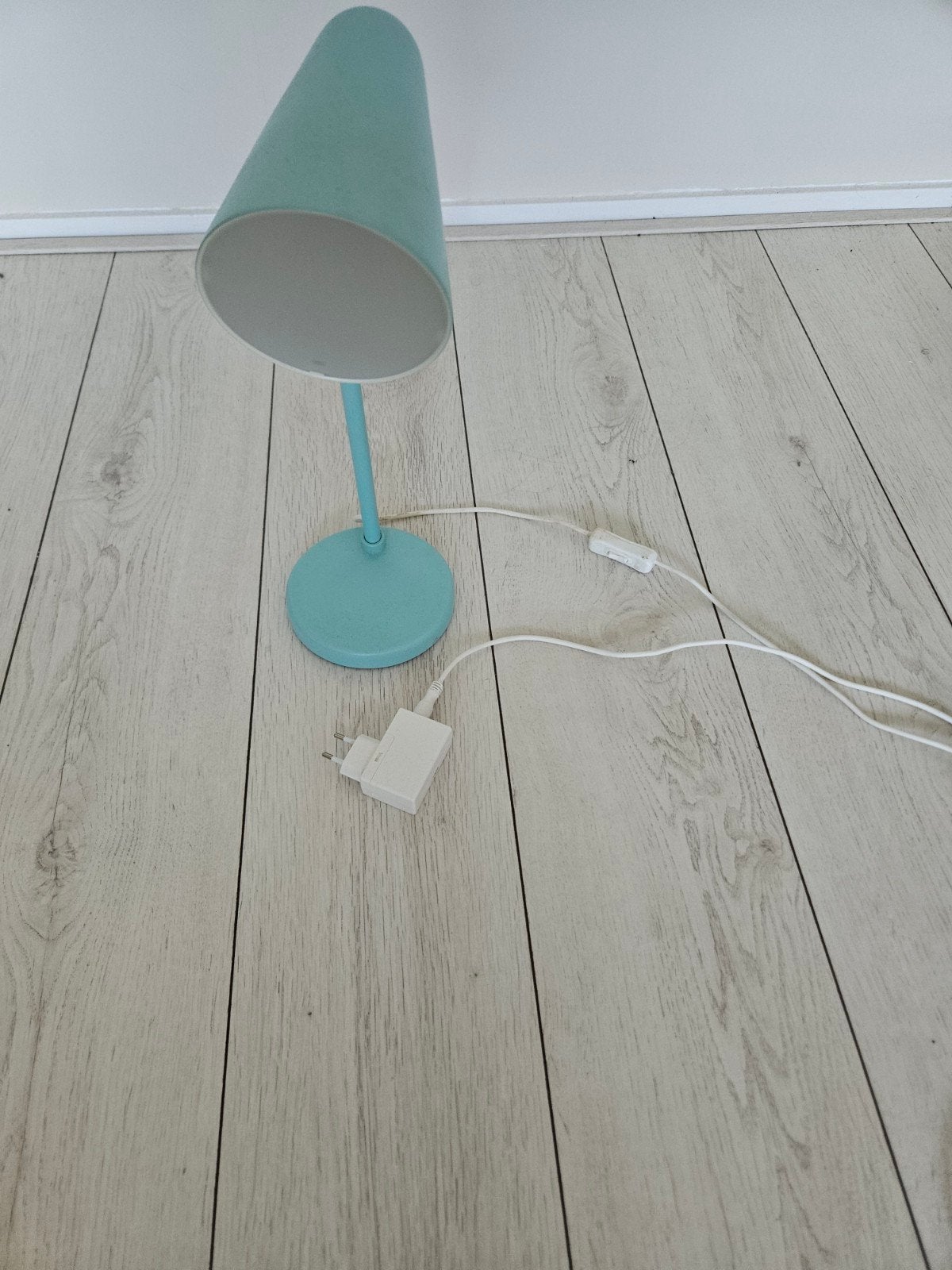 Moderne tafellamp - Mintgroen, Groen, Ophalen of Verzenden, Metaal, Modern