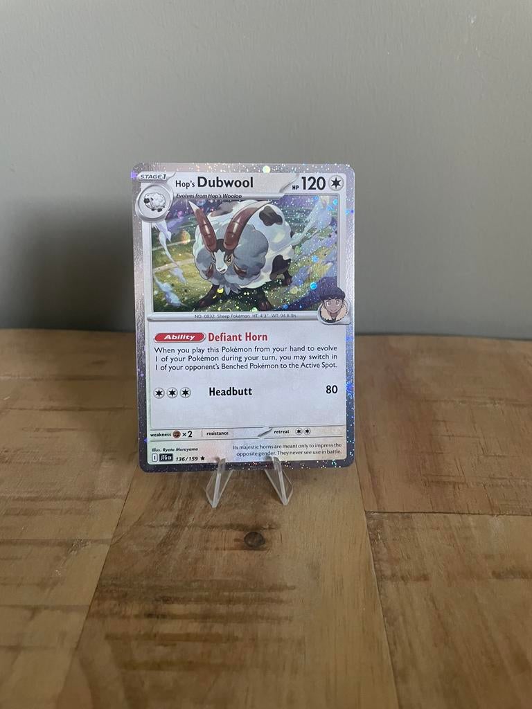 Pokemon Journey Together - 136 Hop’s Dubwool (cosmos holo), Ophalen of Verzenden, Zo goed als nieuw