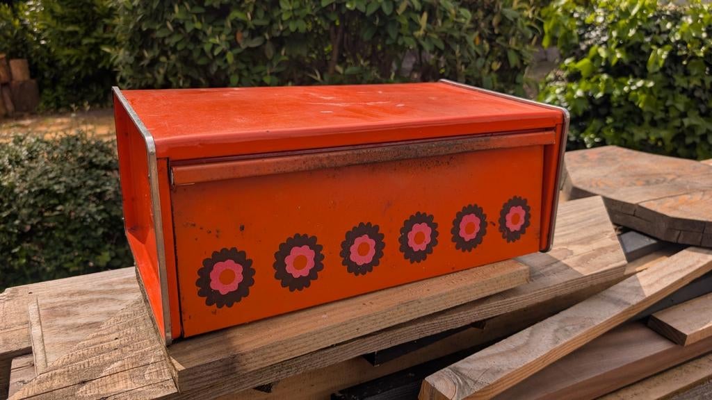 Vintage brood trommel, Ophalen of Verzenden, Zo goed als nieuw, Overige