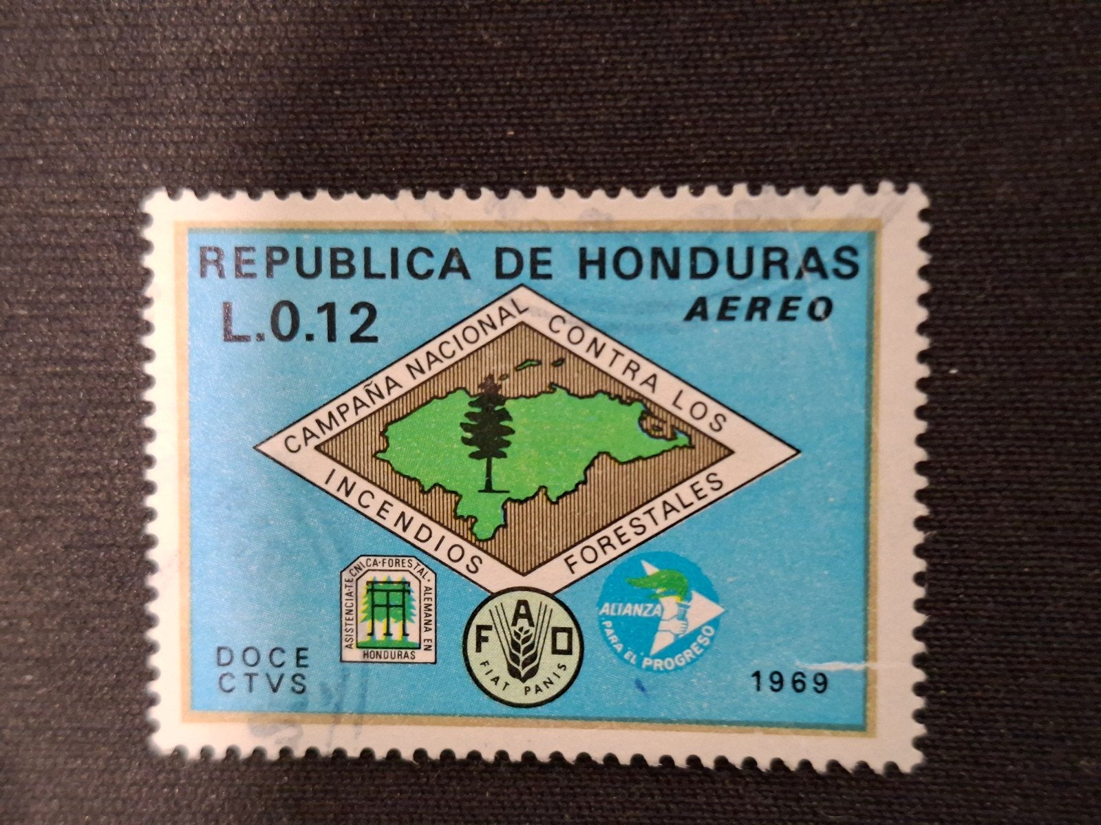 Honduras, Verzenden, Gestempeld, Midden-Amerika
