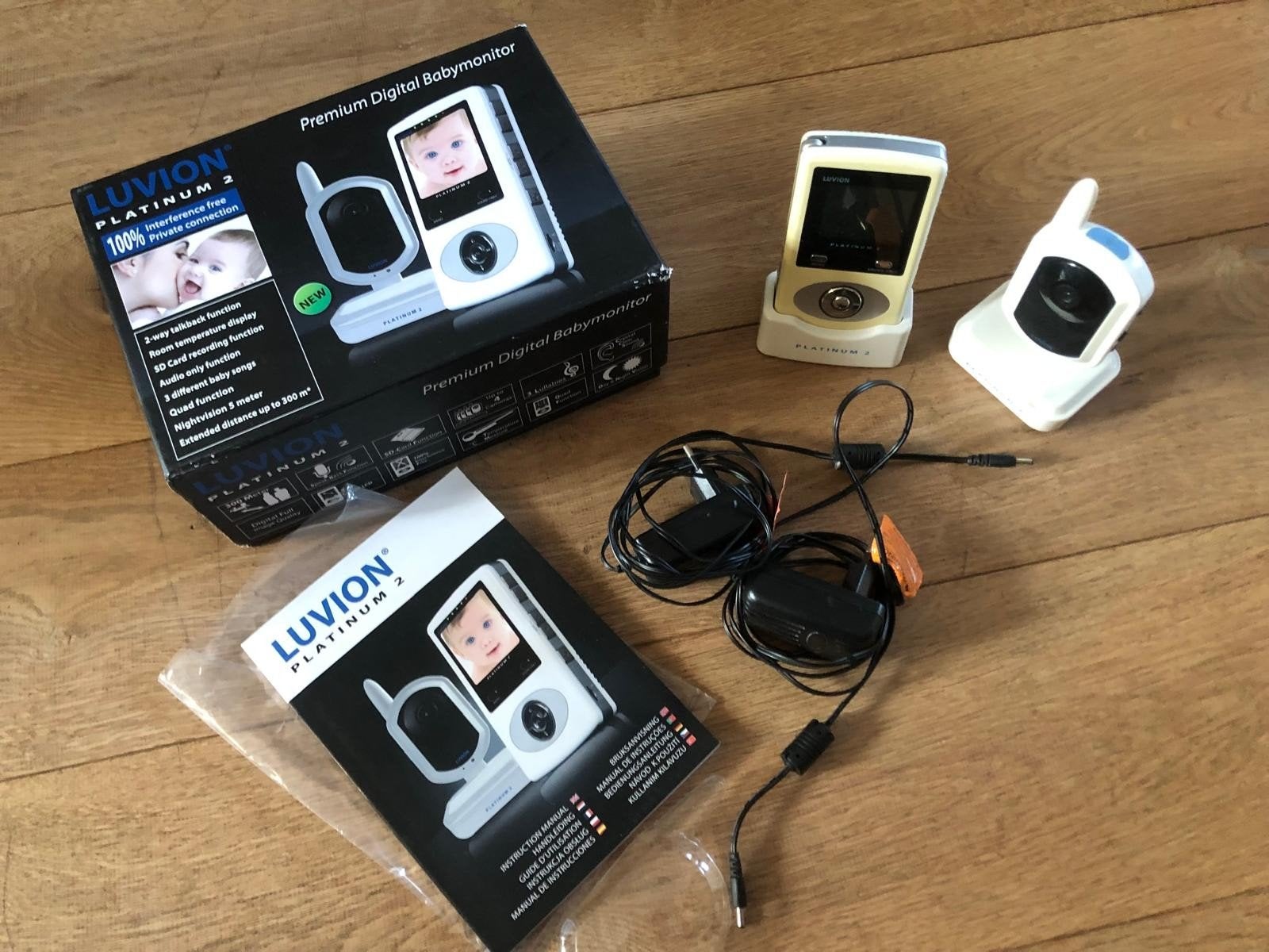 Babyfoon: Luvion Platinum 2, Kinderen en Baby's, Ophalen of Verzenden, Zo goed als nieuw, 100 tot 250 meter, Camera