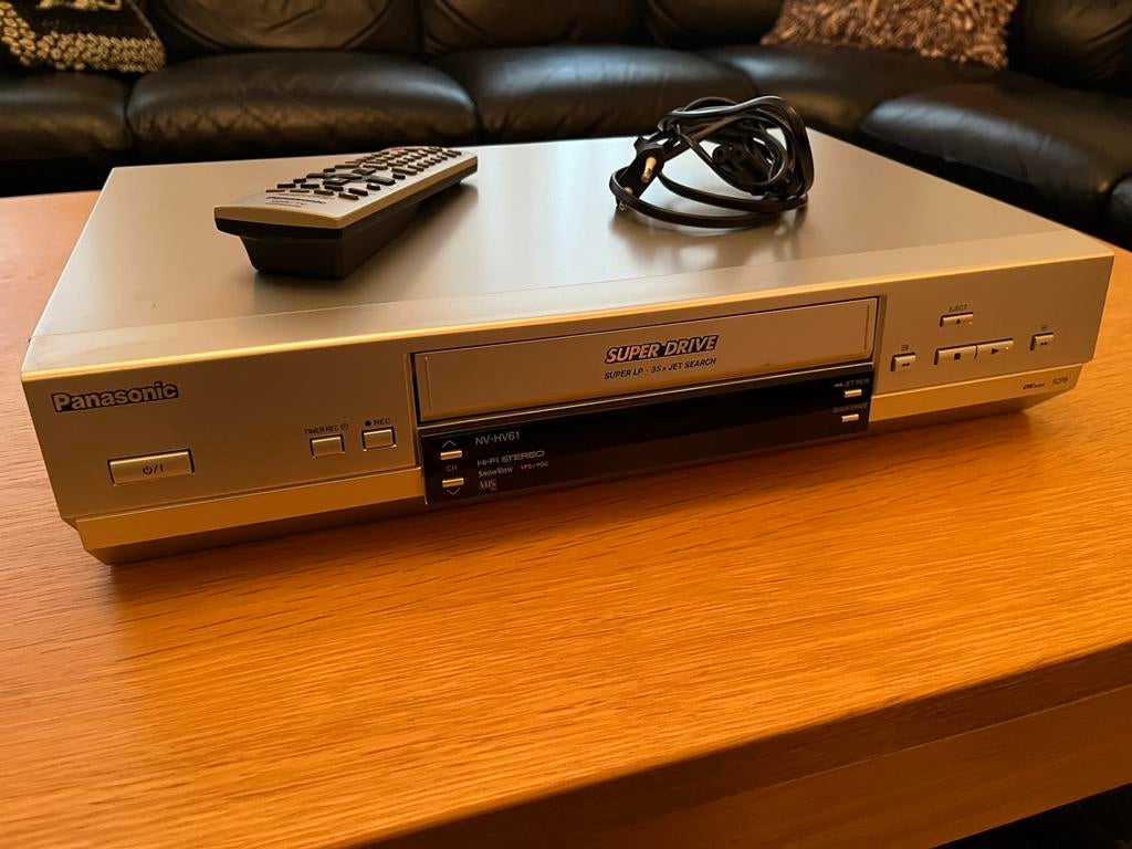 Panasonic videorecorder, Ophalen, Gebruikt, VHS-speler of -recorder