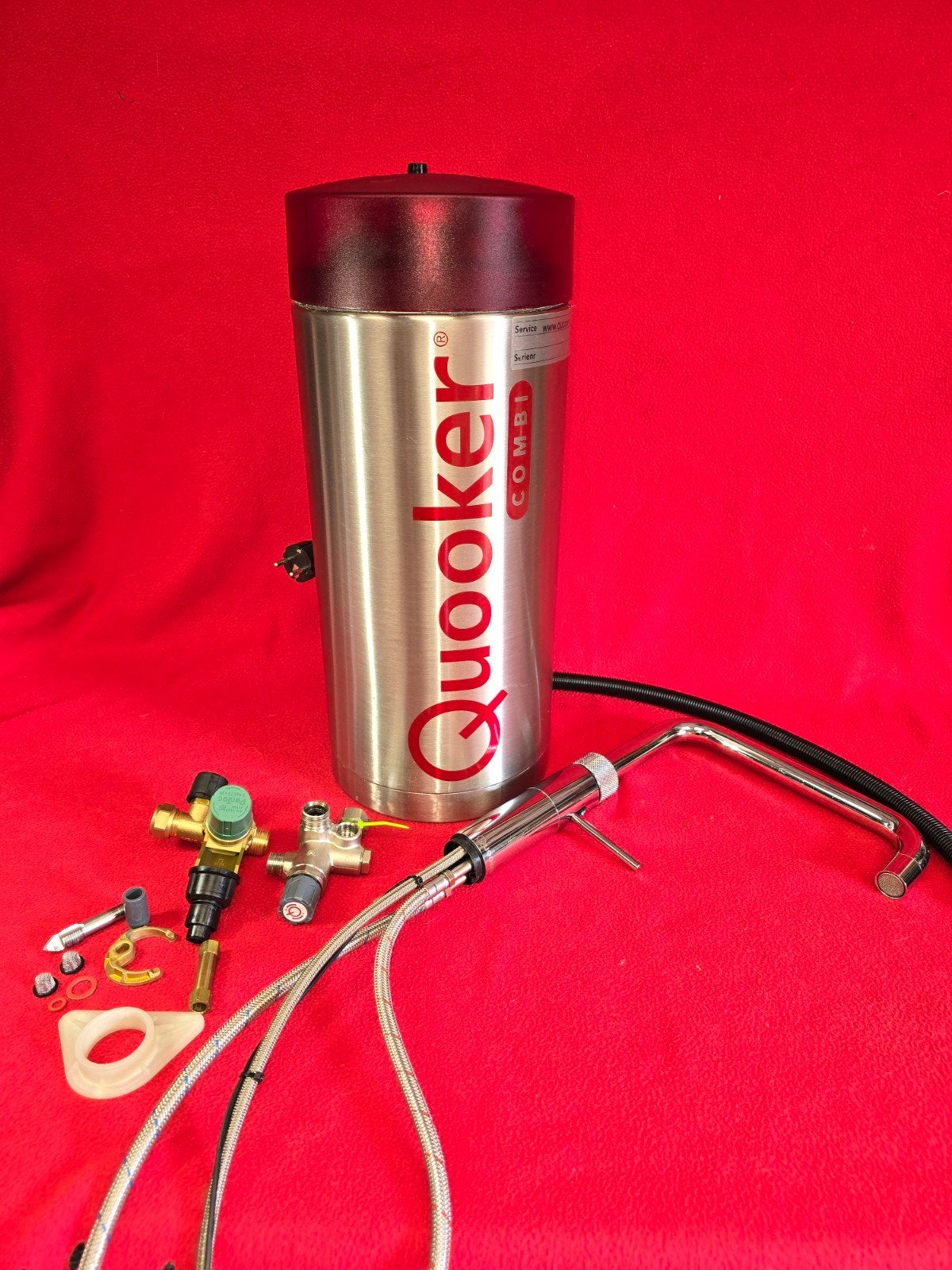 Combi Quooker 2.2 met een Fusion Square Chromen kraan, Huis en Inrichting, Ophalen, Minder dan 50 cm, Gebruikt, Minder dan 100 cm