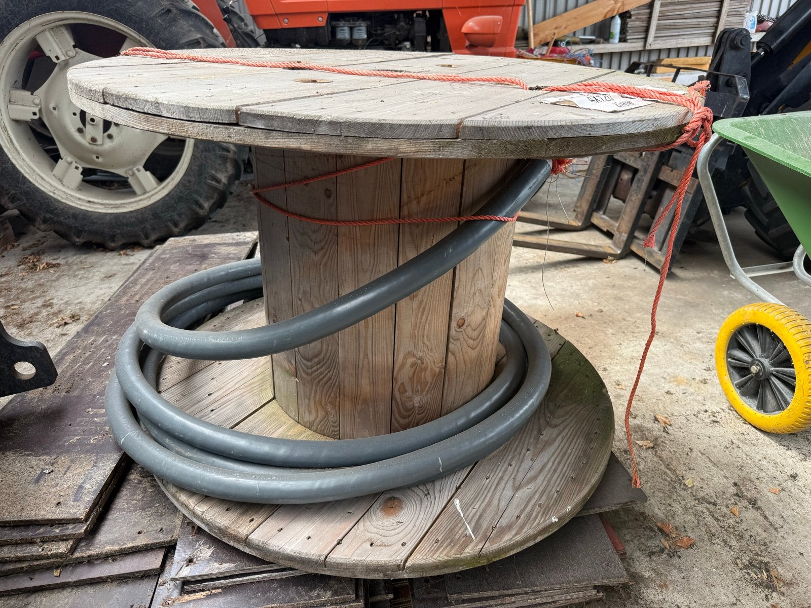 10 meter VG-YMvKas 4x120 kabel op haspel, Ophalen, Zo goed als nieuw, Overige merken, Kabel of Snoer