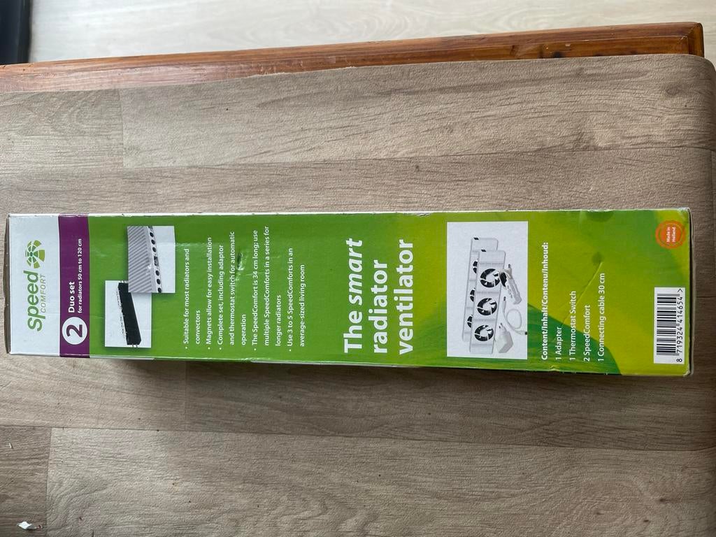 SpeedComfort Duo set slimme radiator ventilator, Ophalen, Nieuw, Ventilator