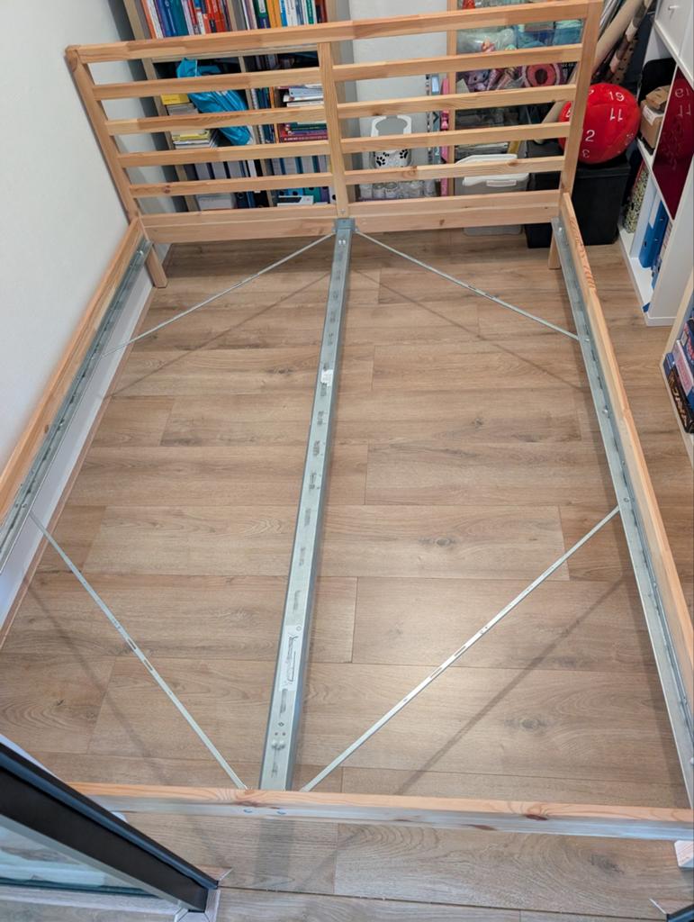 Ikea Bed TARVA, Huis en Inrichting, Slaapkamer | Bedden, Wit, Tweepersoons, Ophalen of Verzenden, 160 cm