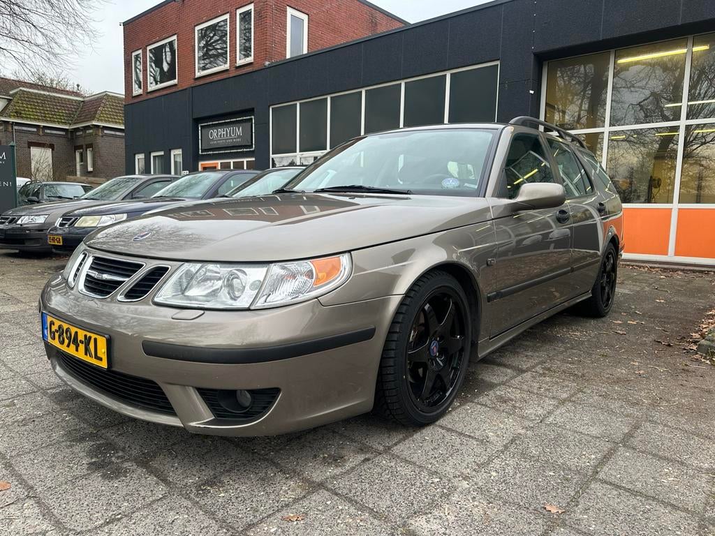 Saab 9-5 2.3 Aero Hirsch performance, LPG G3!, 1800 kg, 4 cilinders, Sportstoelen, 1669 kg