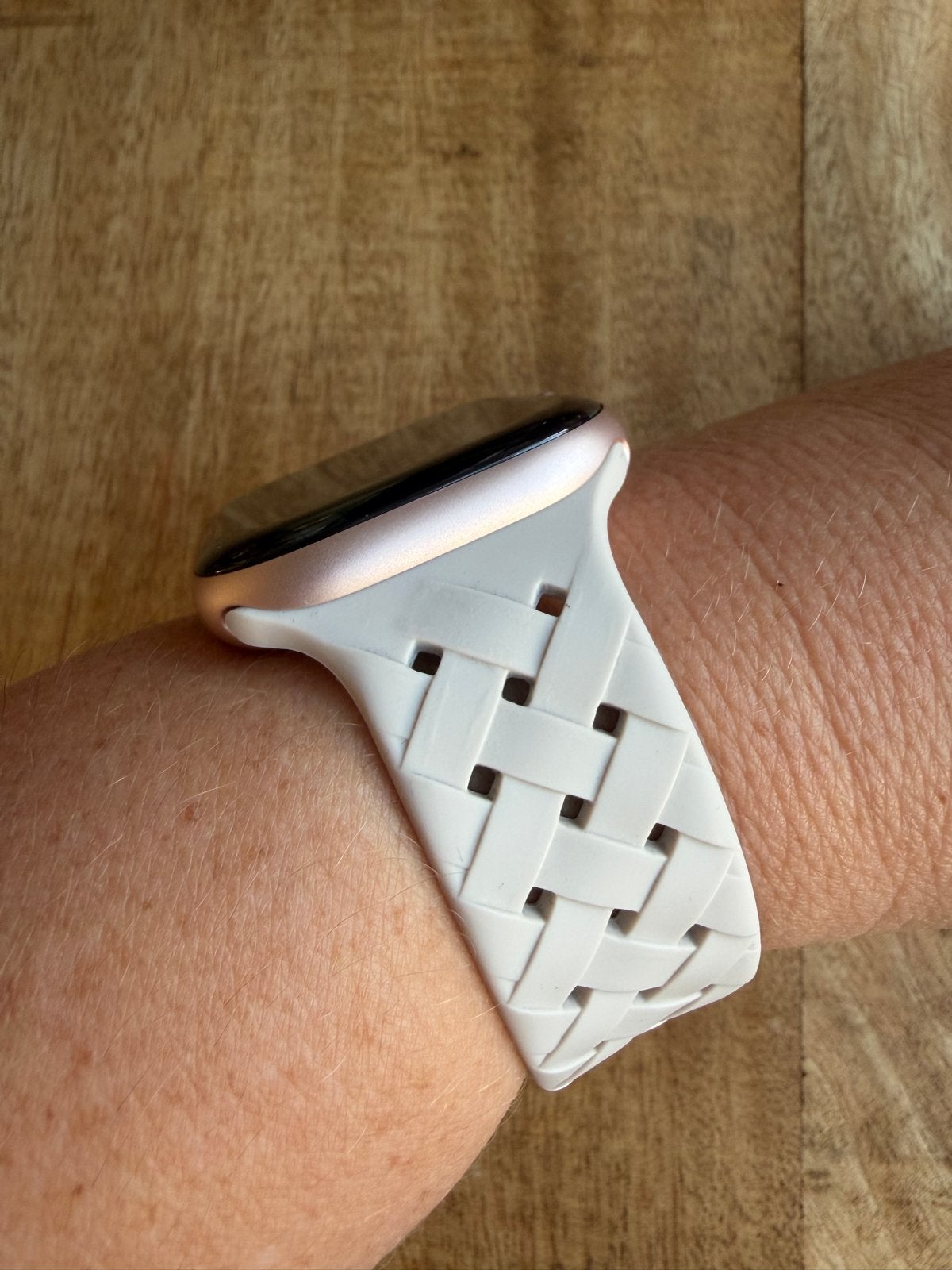 Braided strap voor Apple Watch  - new, Verzenden, Waterdicht, Nieuw, Wit