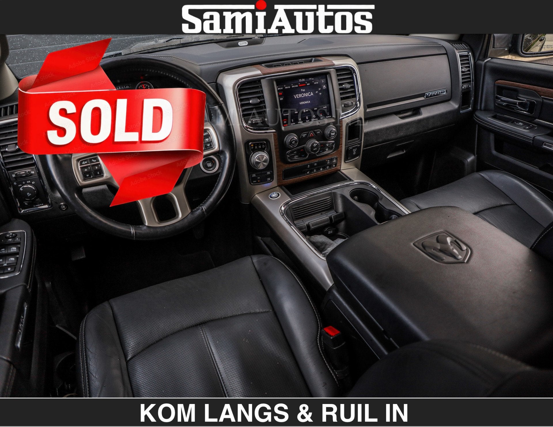 Dodge Ram BLACK OPS | 5.7 V8 HEMI | OPEN UITLAAT KLEP | LUXE, Auto's, Automaat, Dealer onderhouden, 5654 cc, Met garantie (alle)