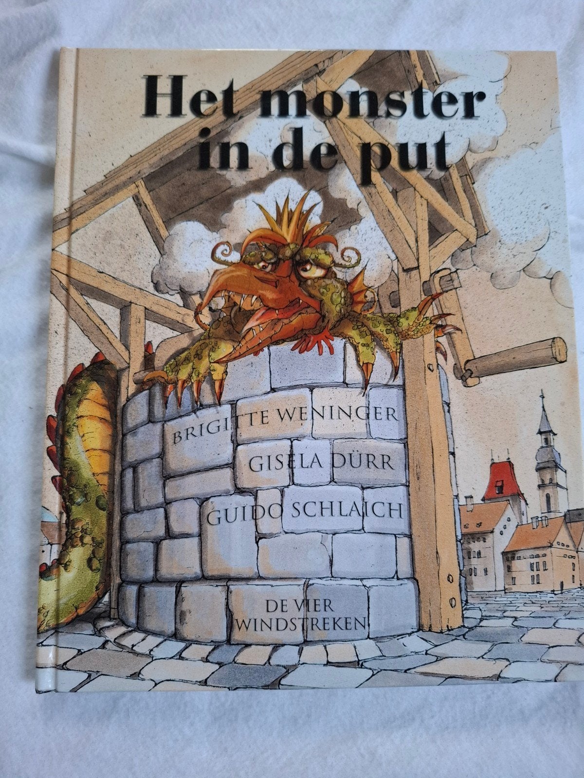 Het monster in de put - Kinderboek, Ophalen, Fictie algemeen, Jongen of Meisje, Brigitte Weninger, Gisela Dürr, Guido Schlaich