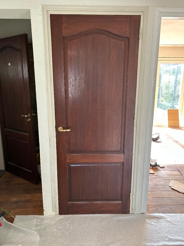 Hardhouten deuren, Ophalen, Gebruikt, 80 tot 100 cm, Binnendeur
