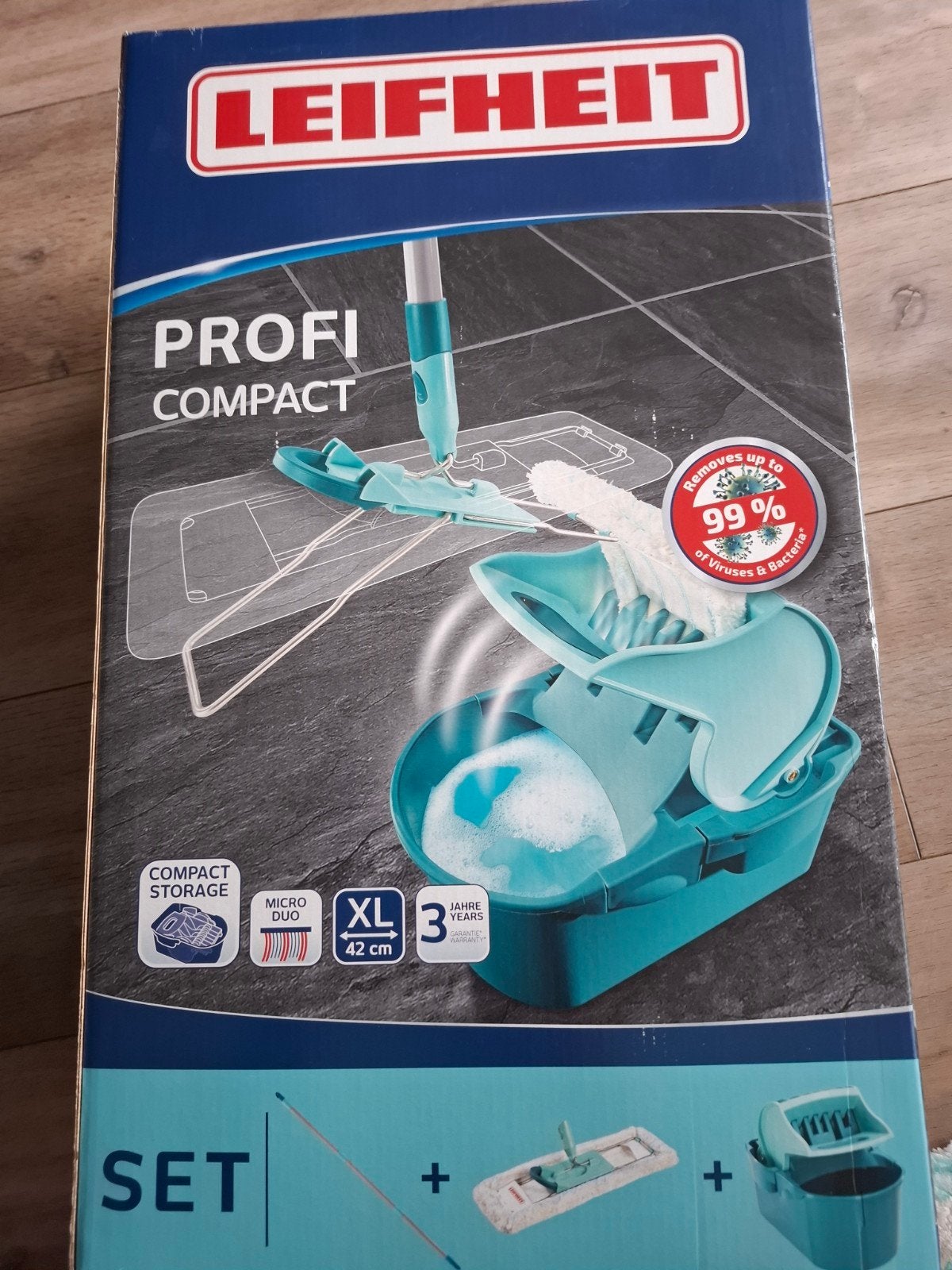 Leifheit Profi Compact (set), Ophalen