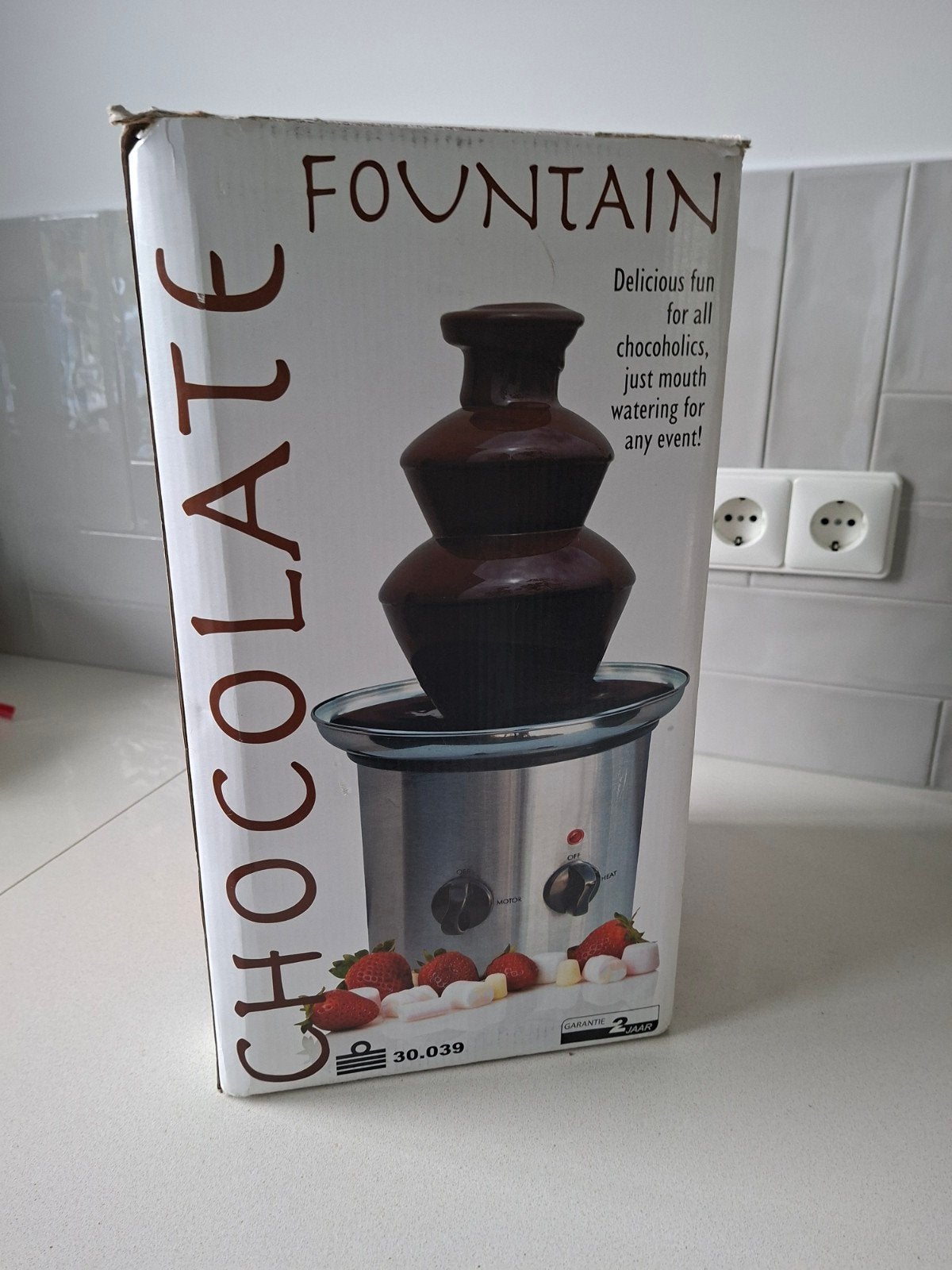 Chocoladefontein - Captain Cook Electric, Ophalen, Overige typen, Zilver, Zo goed als nieuw