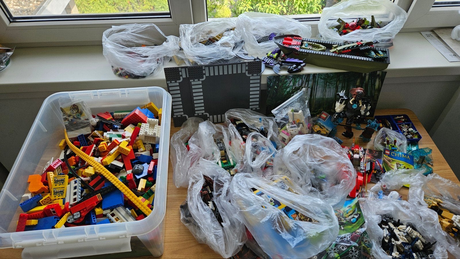 12 kilo Lego - van alles wat, Ophalen, Gebruikt, Losse stenen, Lego