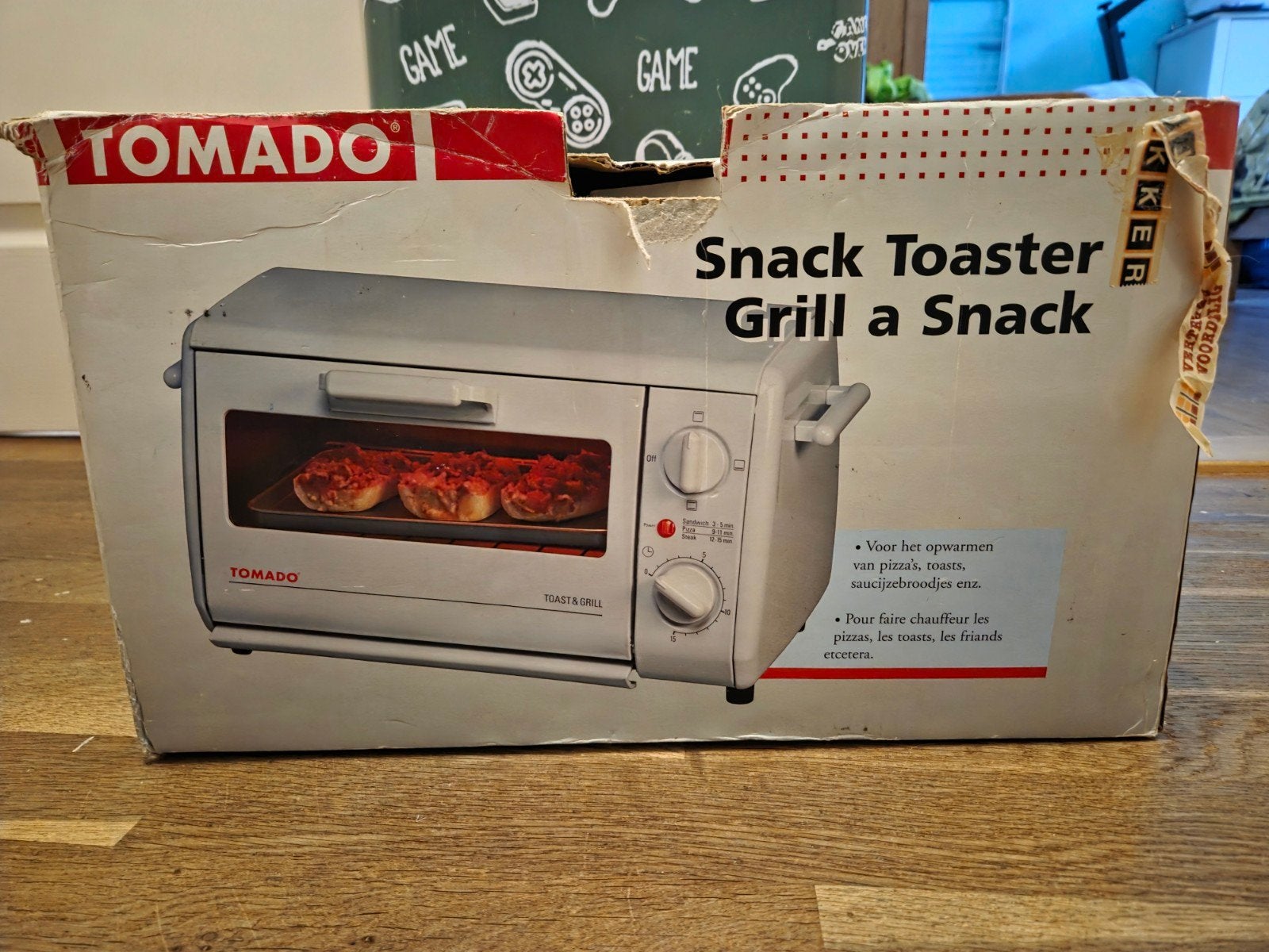 Tomado Snack Toaster Grill a Snack - Gebruikt, Goede Staat, Ophalen, Hete lucht, Vrijstaand, Mini-oven