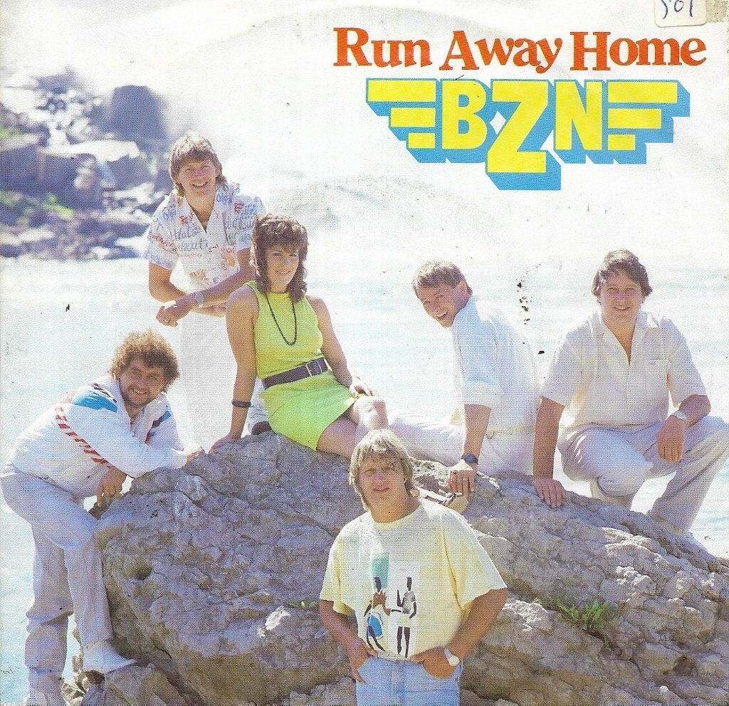 BZN-Run away home, Gebruikt, 7 inch, Pop, Fotohoes