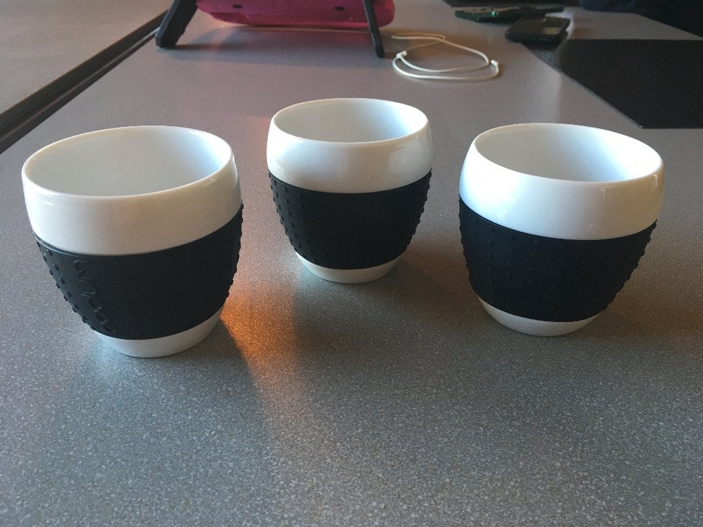 Bodum koffie/melkbeker 3x, nieuw, zwitsers design, Overige merken, Zo goed als nieuw, Overige stijlen, Aardewerk