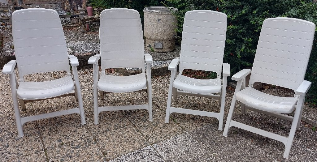 Tuinstoelen, Ophalen, Gebruikt, Kunststof, Inklapbaar
