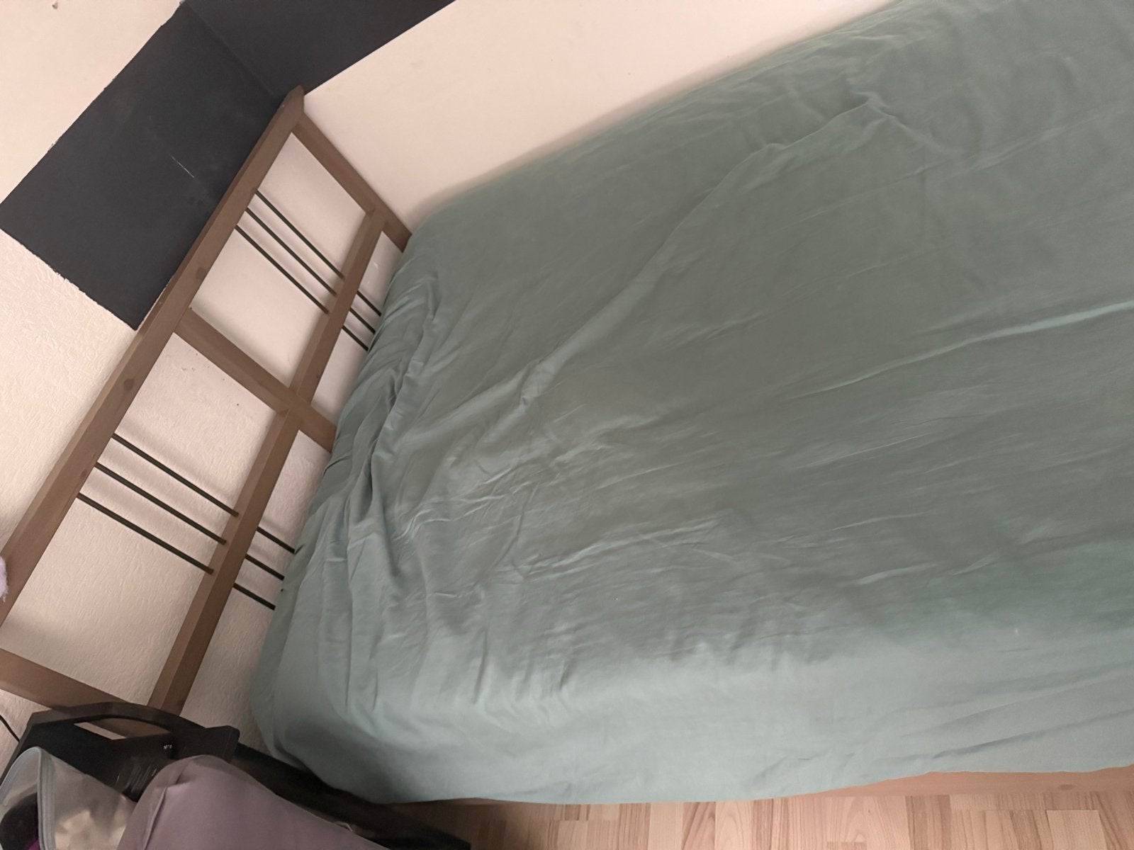 IKEA Twijfelaar bed 140x200 met matras, Gebruikt, Twijfelaar, 200 cm, Hout