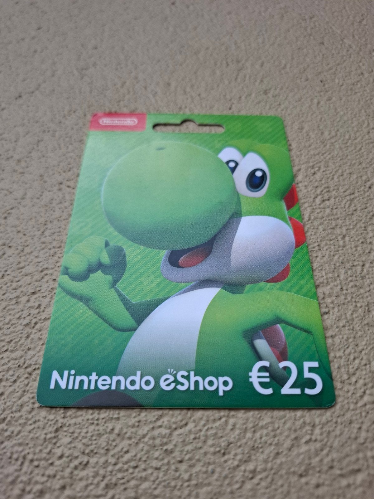 Nintendo eshop tegoed, Eén persoon, Cadeaubon