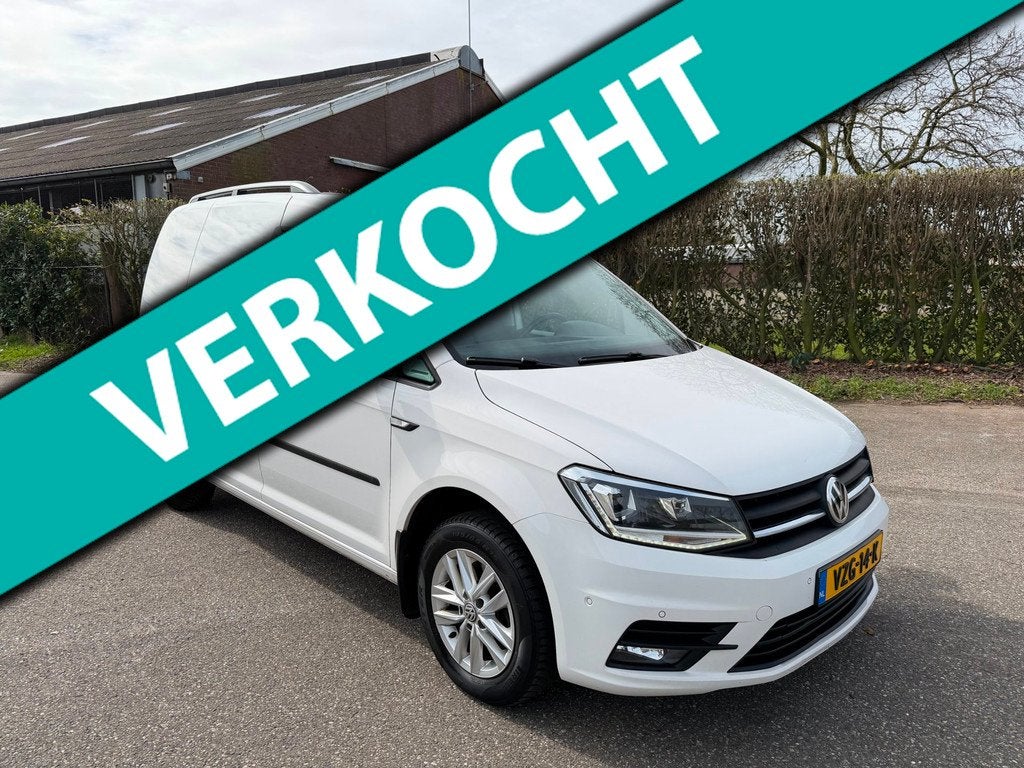 Volkswagen Caddy 2.0 TDI 102PK AUT. HIGHLINE EURO 6, Gebruikt, Euro 6, Volkswagen, Wit