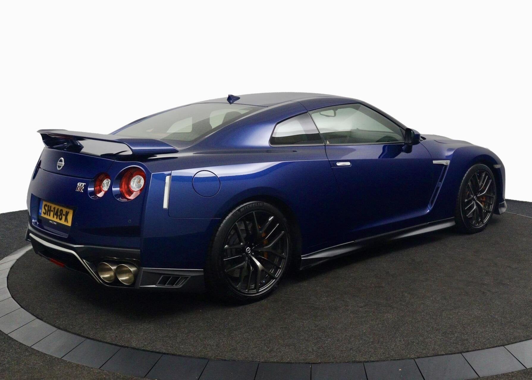 Nissan GT-R 3.8 V6 570PK incl. BTW BLAUW, Auto's, Automaat, Gebruikt, Euro 6, GT-R