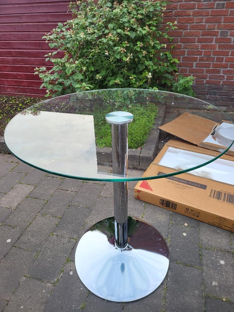 Moderne ronde bartafel – gloednieuw, stevig & strak design, Ophalen, Nieuw