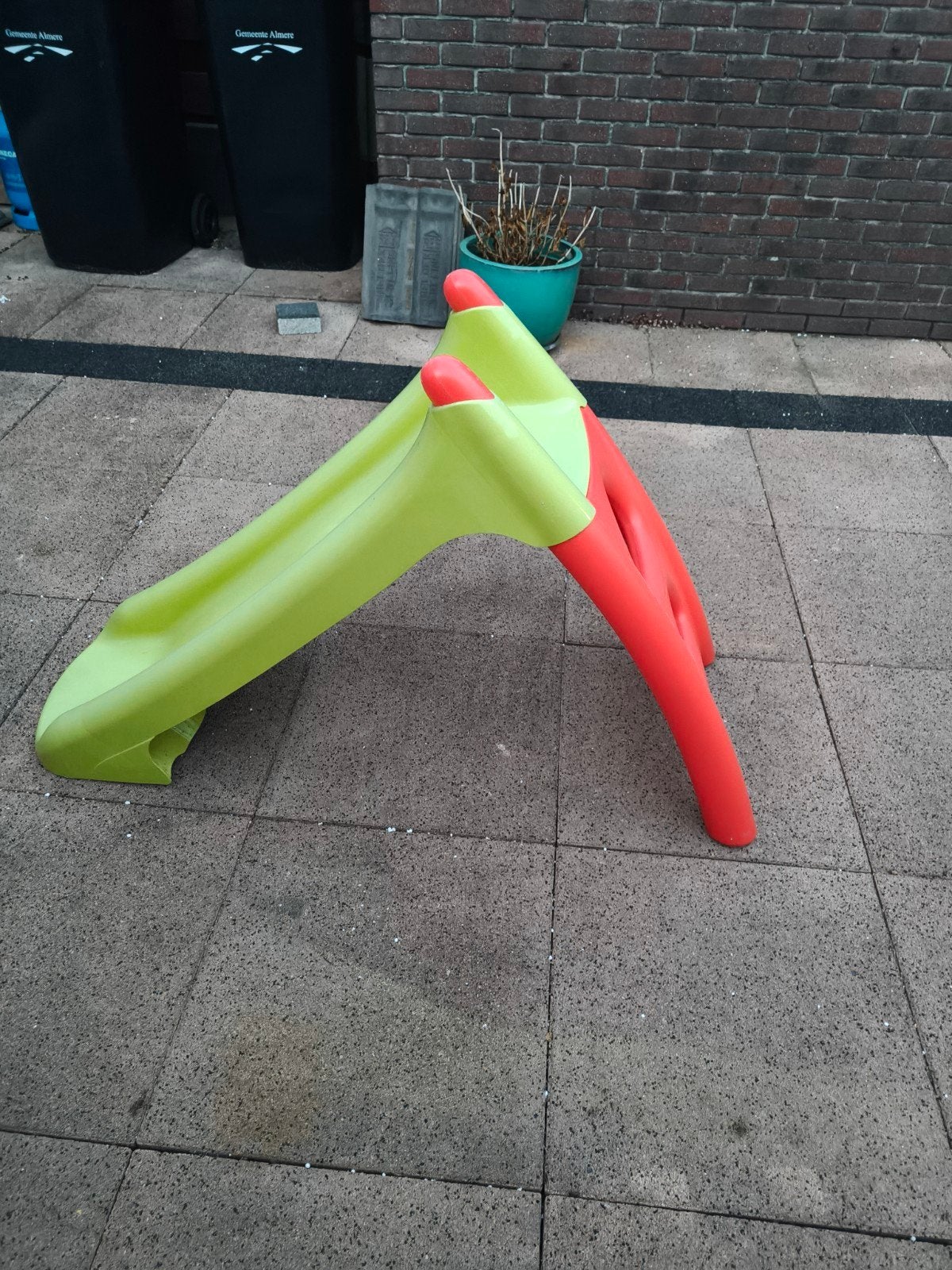 Smoby Glijbaan - Rood/Groen, Ophalen of Verzenden, Gebruikt, Glijbaan