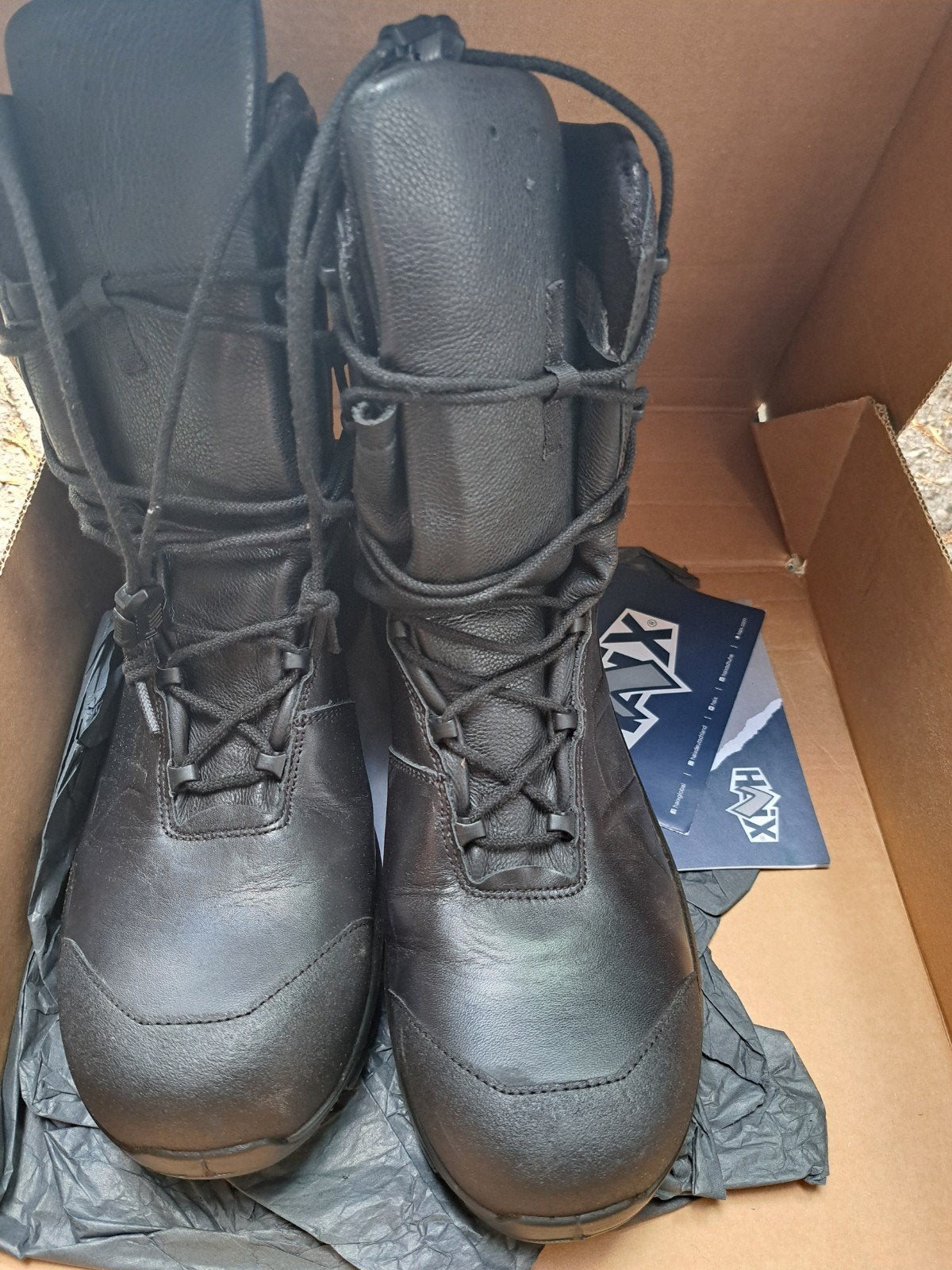 Haix Black Eagle Safety 50 High Gore-Tex - Maat 46, Verzenden, Zo goed als nieuw, Werkschoenen, Zwart